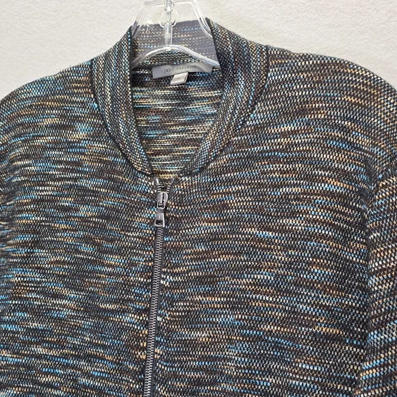 John Varvatos Collection Men's Sylvan Baseball Jacket Space Dyed Blue Topaz M - Picture 10 of 16